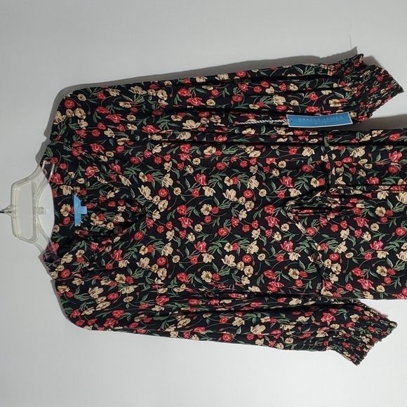 NEW DRAPER JAMES RSVP Elbow Sleeve Rayon Dress Medium - Picture 5 of 16